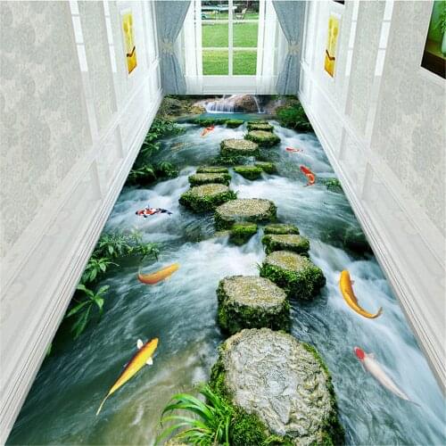 3D Flower Carpet Corridor Floor Mat Bedside Mat Decoration Non-slip Floor Mat Kitchen Door Mat Living Room Area Floor Mat