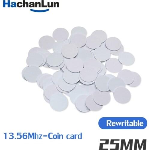 5/10pcs 13.56mhz Sticker Rfid Uid 25mm Rewritable Copyable Clone Nursing Key Label Card Can Change Key Chain Block 0