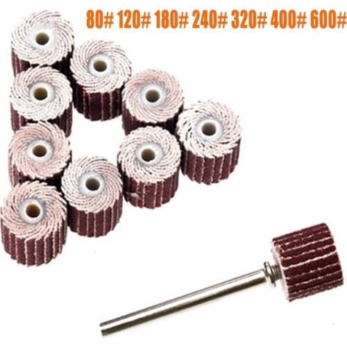5 pc+1 Sanding Flap Disc Grinding Flap Wheels Brush Sand For Dremel Accessories For Abrasive Grinder Rotary For Dremel Tools