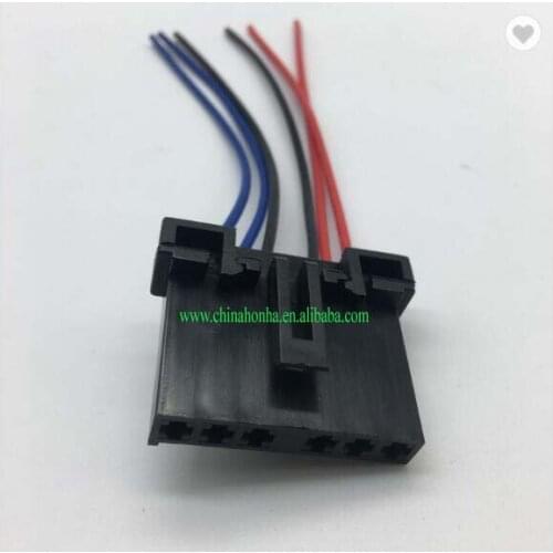 6 pin connector Wire Harness Loom with Connector for Rear Light Bulb Holder wiring harness loom