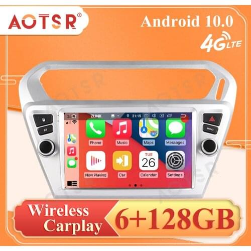 9.0 Inch Android 11 For Peugeot 301 2013-2015 Multimedia GPS Navigation Car Player Stereo Radio Head Unit DSP Auto Audio Upgrade