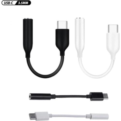Jack Earphone Audio Adapter 3.5mm Type C Audio Cable Adapter For P10 P20 Mate10 20 Pro RS Honor 20 Pro Headphones Adapter