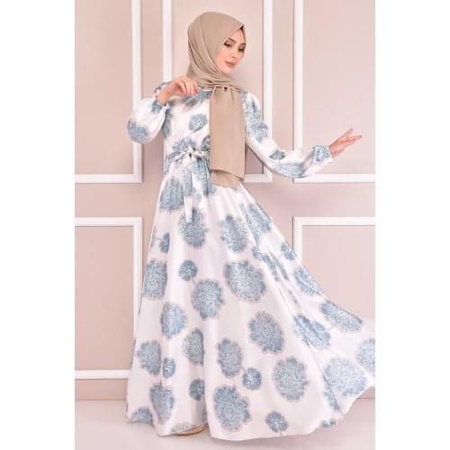 Saten Elbise Mint NEV14751