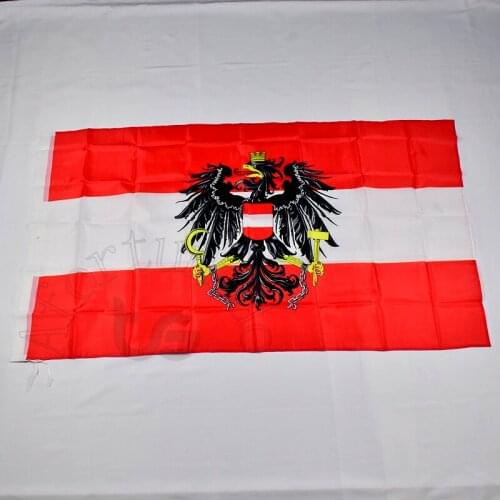 Austria 90*150cm Austrian Eagle type flag Banner 3x5 Foot Hanging Home Decoration flag