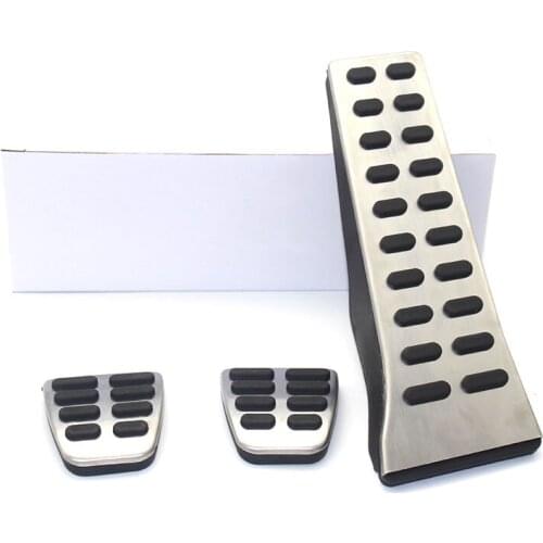 Car MT/AT DSG Stainless Steel pedals (Clutch +brake pedal + gas pedal) for Kia Sorento KX5 K5 Sportage QL Sonata Tucson 2016