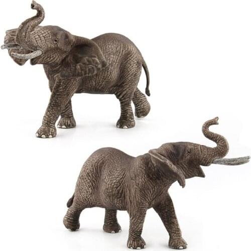 Elephants Hollow Simulation Animal Model Plastic Action & Toy Figures Educational Gift For Kids Collection Toys