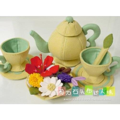 Home toys fruit basket Felt kit Non-woven cloth Craft DIY Sewing set Felt Handwork Material DIY needlework supplies