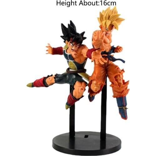 16cm Dragon Ball Z Figure Saiyan Son Bardock Anime Action Figure Dragon Ball Collection PVC Model Toys