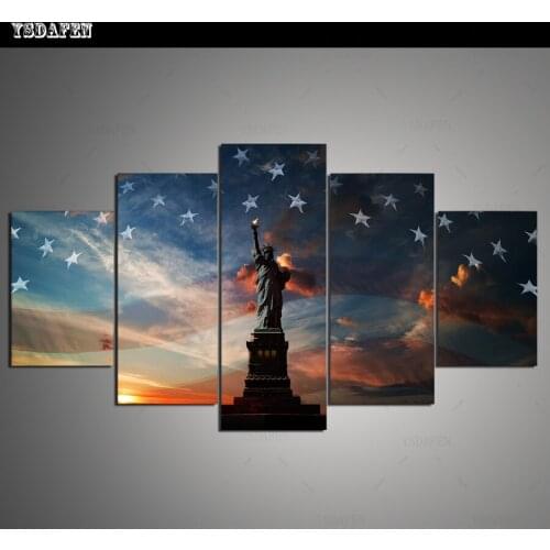 HD Printed Painting Canvas Printing Statue of Liberty painting Room decor print poster picture canvas Franed art HG-1799