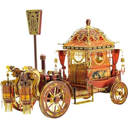 Microworld 3D Metal Puzzle Figure Toy Wedding car model kits Educational kits Education Gift Toys For Children