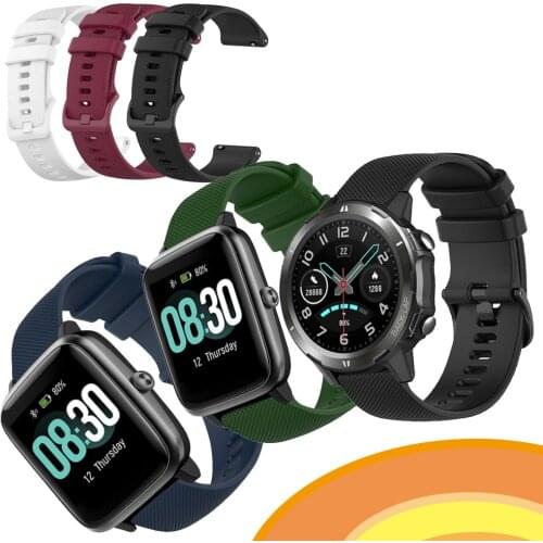 Fashion Durable Waterproof Replacement Wrist Strap For SENBONO S09 S10 Plus S08 High Grade Premium Rubber Strap Watch Band