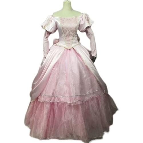 2021 New Arrival Ariel Princess Pink Cosplay Costume Dress For Halloween Party Costumes