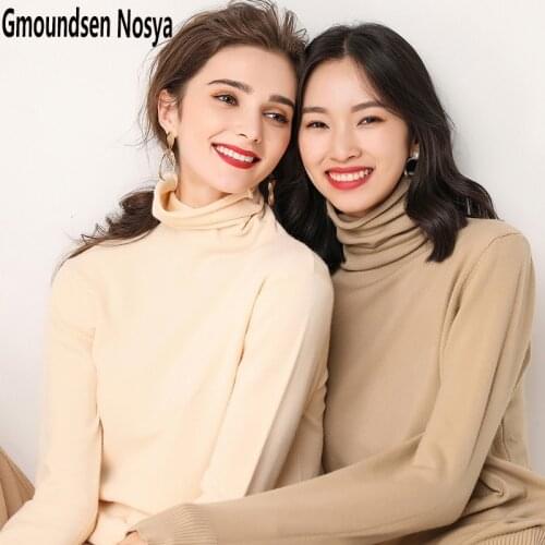 New autumnwinter women turtleneck sweater fashion women cashmere knitting pullover tops sweater women jumper sweater Cashmere