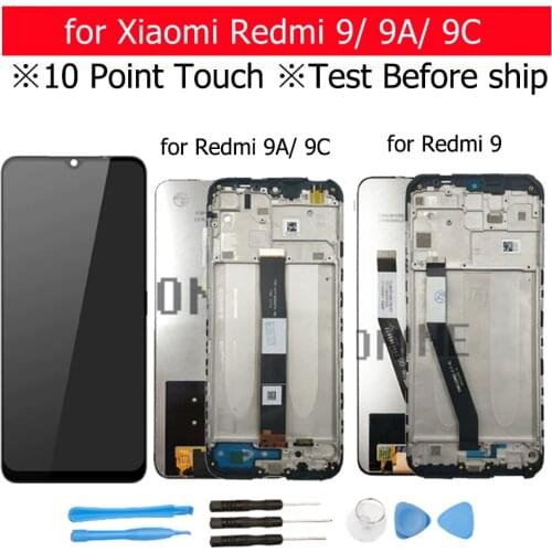Original for Xiaomi Redmi 9A/ 9C LCD Display Touch Screen Digitizer Assembly LCD Display TouchScreen Repair Parts
