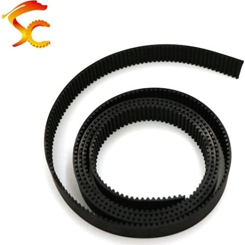 1Meters HTD 3M 15mm timing belt Width 15mm Polyurethane with steel Wire Color Black Open Belt for Laser Engraving CNC (3M-15mm)