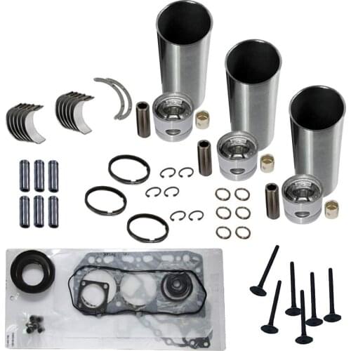 Overhaul Rebuild Kit for Yanmar Engine 3T72 3T72SB 3T72SA-B 3T72H-N 3T72-LTB