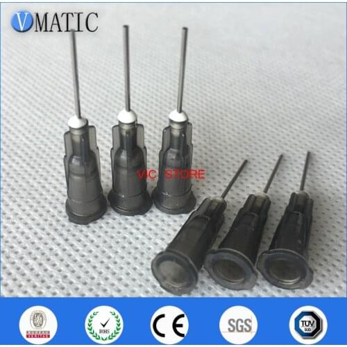 Free Shipping 22G High Quality Pinhead Liquid Dispensing Machine Syringe Needle Metal Pinhead Glue Dispenser Needle 1/2 Inch