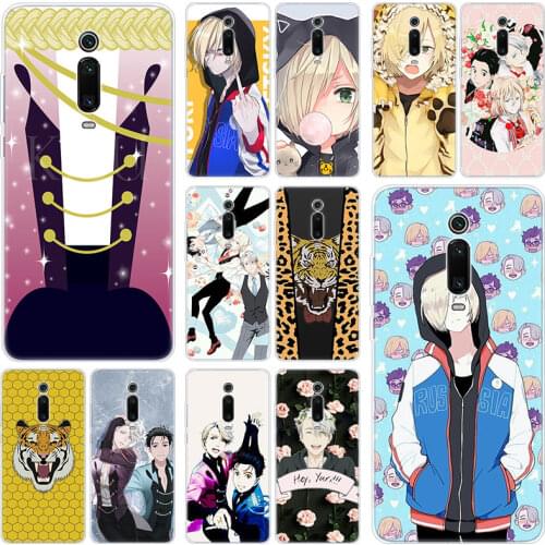 Anime YURI on ICE Silicone Case For Xiaomi Mi Note 10 9T CC9 E 9 Pro A3 Lite Play Redmi Note 8T 8 8A 6 Pro 6A 4X Fashion Cover