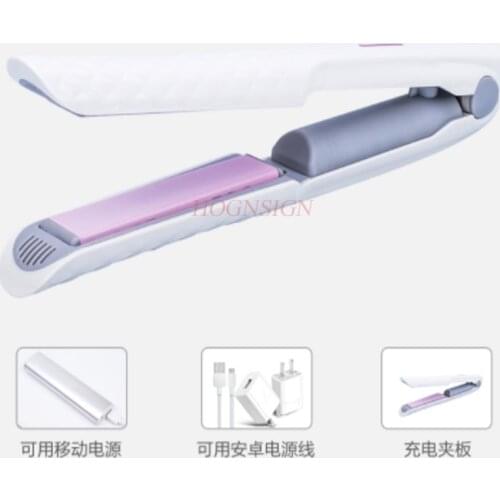 Charging small splint wireless USB portable student dormitory straight volume dual-use buckle bangs do not hurt hair pull ironin