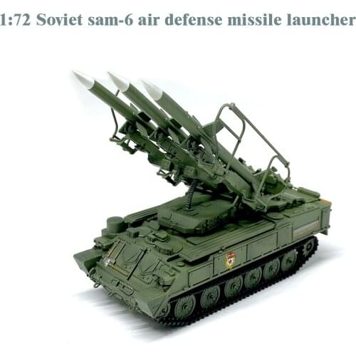1:72 Soviet sam-6 air defense missile launcher The guards Static simulation tank armored vehicle 35110