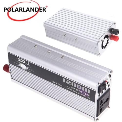 DC 12V to AC 110V Modified Sine Wave New 1500W Car Auto Battery Power Inverter Adapter USB Charger Converter