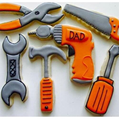 5pcs Cookie Biscuit DIY Mold Stainless Steel Hardware Tools Shaped Cutter Set Handmade Bake Baking Mould Kitchen Accessories