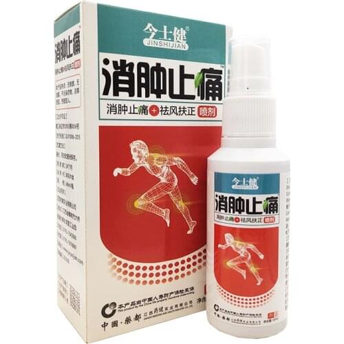 60ml Arthritis Detumescence Natural Anti Inflammation Analgesic Spray Sprain Muscle Joints Massage Spray Cool Body Pain Relief