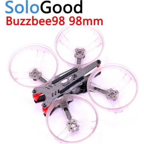 AlfaRC Buzzbee98 2inch Tiny FPV Racing Quadcopter Frame kit RC Drone support Runcam/FOXEER/CADDX.US Propeller Protection Ring
