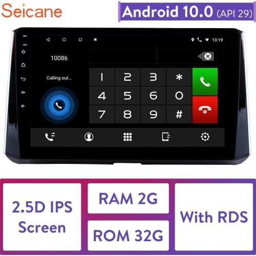 Seicane Car Radio Multimedia Video Player Navigation GPS Android 10.0 For 2019 Toyota Corolla Support Steering Wheel Control RDS