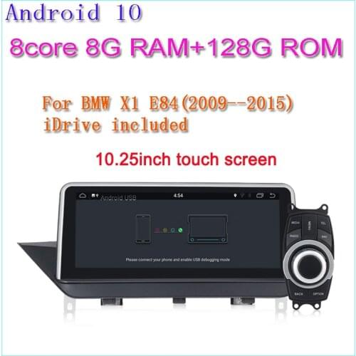 8+128G android10 Car multimedia player for bmw 1 Series X1 E84 2009-2015 CIC system car radio stereo gps navigation Carplay