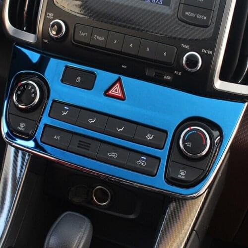 Stainless steel decoration sequins car central control panel for Hyundai ix35 2018