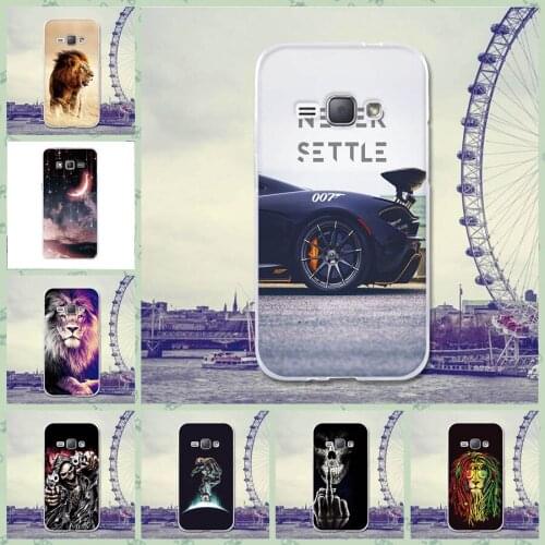 For Samsung Galaxy J1 2016 J120 J120F J120H SM-J120 SM-J120F Phone Case 4.5 inch Cover Shell Skin TPU Soft Silicone Painting Bag