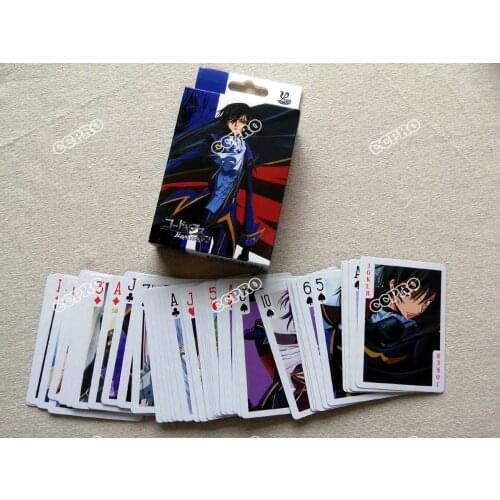 Anime CODE GEASS Poker cards/bridge cards/desk cards/playing cards of Lelouch