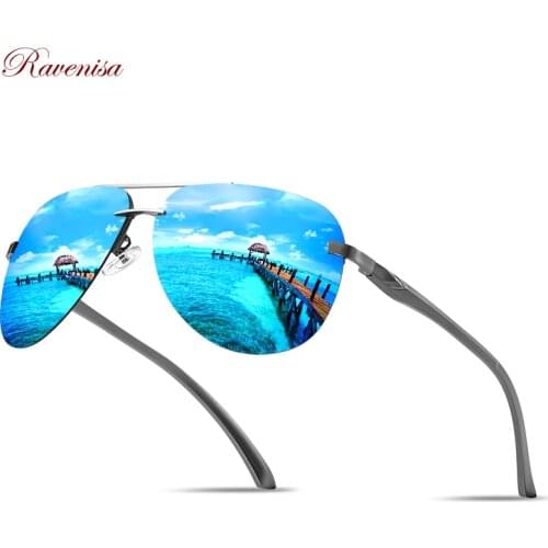 Aluminum Rimless Sunglasses Men Ultralight High Quality Pilot Frameless Sun Glasses For Women Brand Designer Mirror Lens
