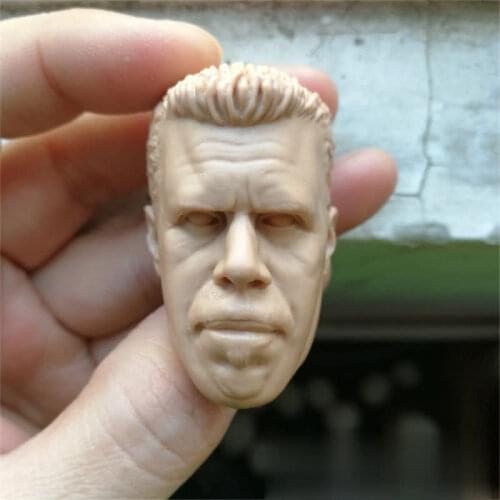 Unpainted 1/6 Scale Movie Character Uncle Lampe Head Sculpt Model For Action Figure Dolls Painting Exercise No.142