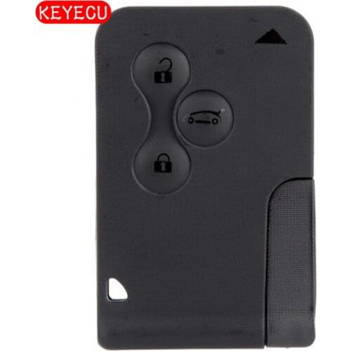 New Smart Remote Key Shell 3 Button for Renault Megane Scenic (No Need Ultrasound)