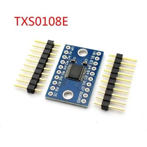 3.3V 5V TXS0108E 8 Channel Logic Level Converter Convert TTL Bi-Directional Mutual Convert