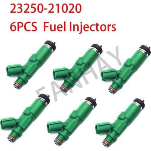 6Pcs/Lot Fuel Injectors For Toyota Prius 2001-2009 Scion XA XB 2004 2005 2006 23250-21020 2320921020
