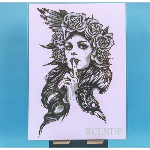 Waterproof Temporary Tattoo Sticker hawk women tatto stickers flash tatoo fake tattoos for men