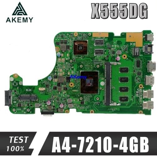 X555YI motherboard FIT For Asus X555YI A555DG X555QG X555DG laptop motherboard A4-7210 R5-M320 REV2.0 Test work 100