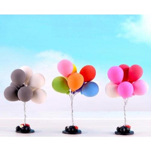 1pcs Lovely DIY Miniature Fairy Garden Balloon Photo Props Micro Landscape Home Decoration Ornaments Elves Craft Accessories