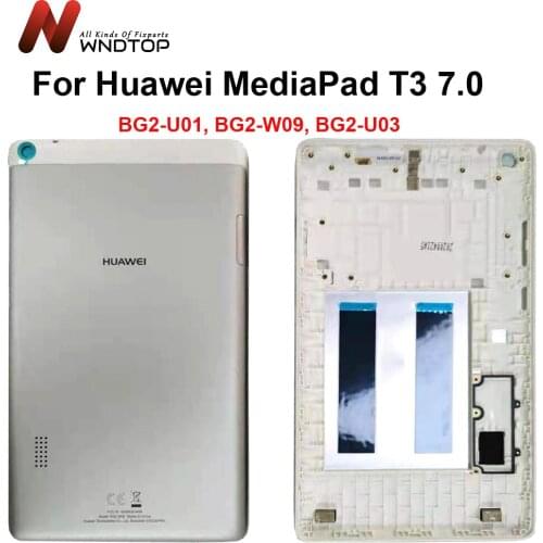7.0''For Huawei MediaPad T3 7.0 Battery Cover Door Rear Glass Housing Case For BG2-U01, BG2-W09, BG2-U03 Back Cover
