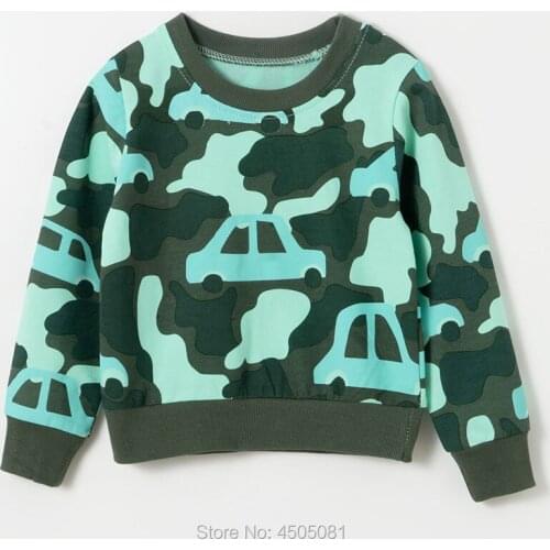 Brand 2021 Kids Baby Boy Clothes tshirt Cute Children Blouse Infant Boys Sweater Casual 100% Terry Cotton Sweatshirt Hoodies Tee