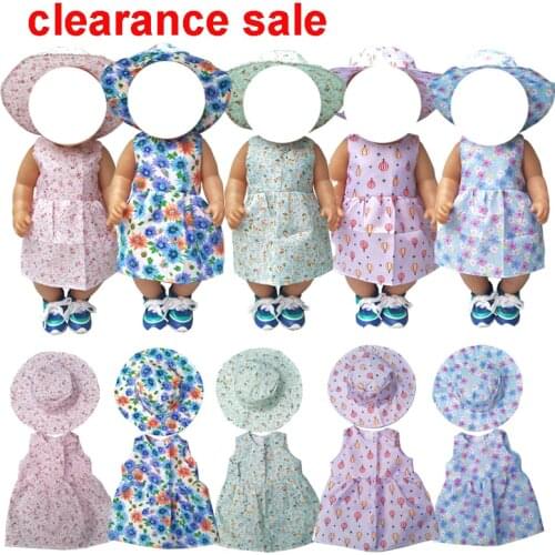 For Doll Dress Hat for 18" Girl Doll Toys Dress Doll Accessory Baby Girl Gift Play Doll Dress Up