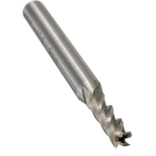 Fresas Para Madera Mdf Router Bit 3 Pcs/lot _ Hss 4 Flute End Milling Cutter Drill 3/16x1/4 Inch Straight Shank Engraving Tool