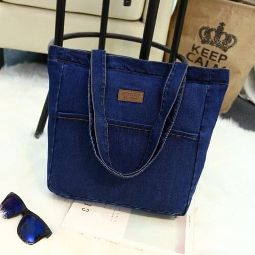 JJDXBPPDD Denim Shoulder Hand Bag for Woman Shoulder Bag Crossbody Casual Jeans Bags Women Handbags Denim sac a main bolsos