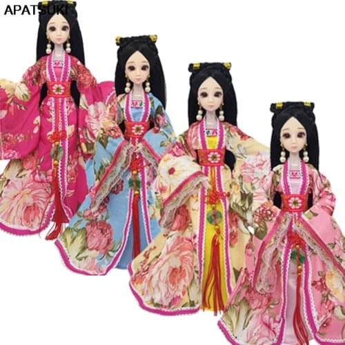 1PC Ancient Beauty Costume Clothes For Barbie Dolls Dress Toys for Children 1:6 Doll Outfits for COSPLAY Kids Toy