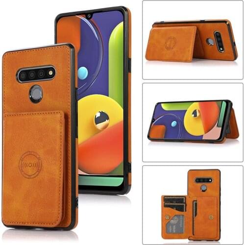 Magnetic Wallet Classic Case For LG Stylo 6 Stylo 7 5G Luxury Leather Card Holder Phone Coque Etui Cover