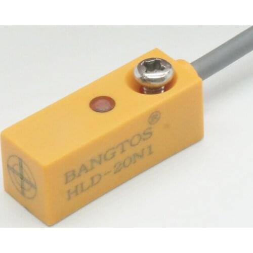 Miniature Hall Small Square Proximity Switch Induction Magnet Magnetic Switch Stroke Limit HLD-20N1 Sensor