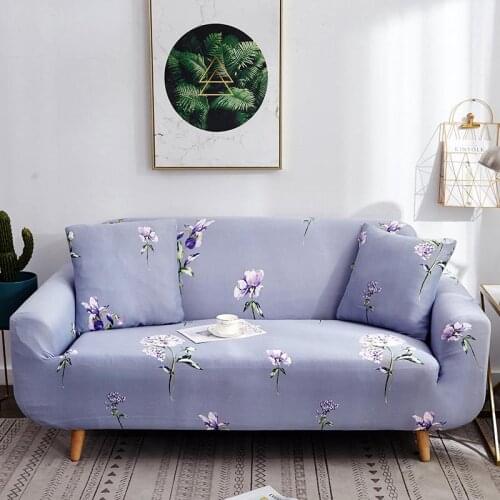 Fashion Plant Series Sofa Cover Stretch Elastic All-inclusive Furniture Protector Cover Slip-Resistant Slipcover Anti-dust Decor